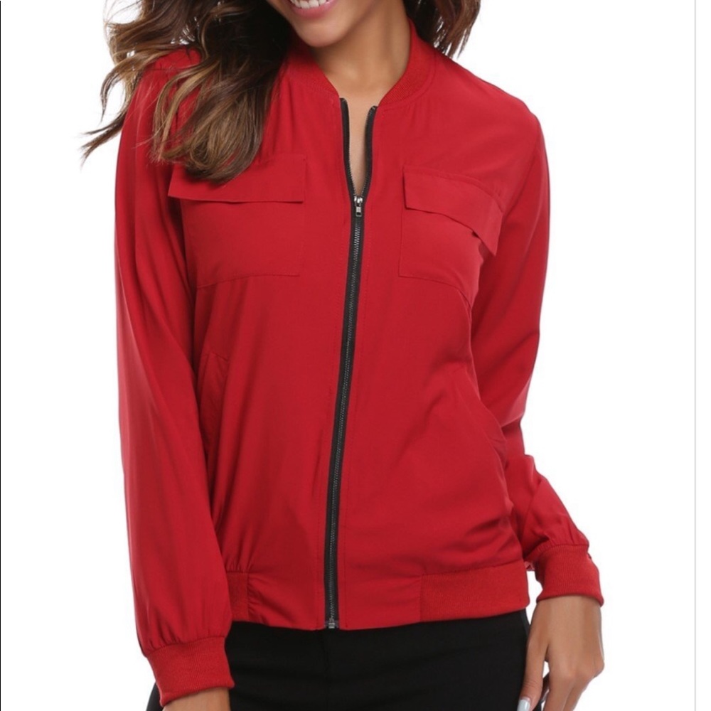Argstar Stand Collar Multi-Pocket Lightweight Zip